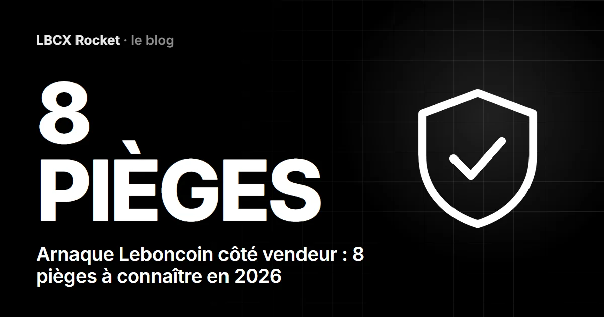 Arnaque Leboncoin côté vendeur : 8 pièges à connaître en 2026